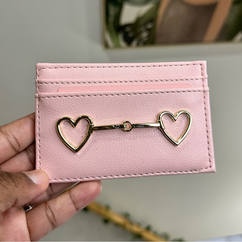 New and unused (without tags) Pink Juicy Couture Card Holder